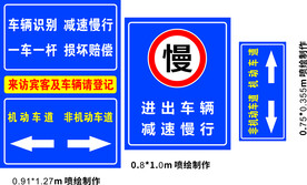 提示牌