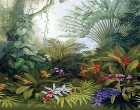 原始森林巴蕉叶