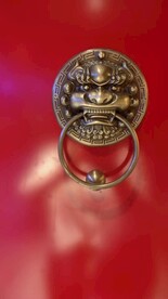 兽头门环