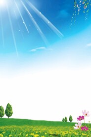蓝天草地