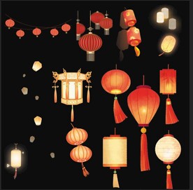 灯笼彩灯
