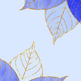 简约树叶水彩挂画装饰画