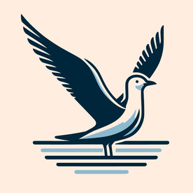 创意海鸥标志图形