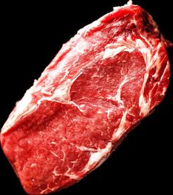 无背景鲜肉高清雪花牛肉素材