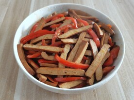 红椒丝炒香干
