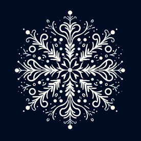 抽象雪花标志