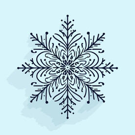 抽象雪花标志
