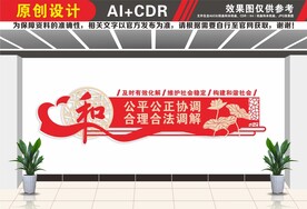 调解室标语文化墙