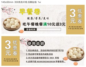 早餐券