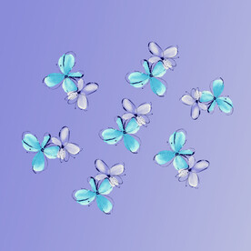 水彩花朵花瓣素材