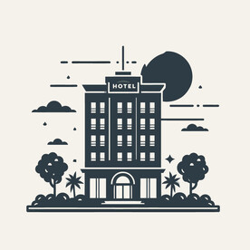 学校建筑剪影