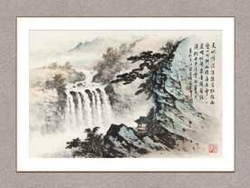 听瀑图