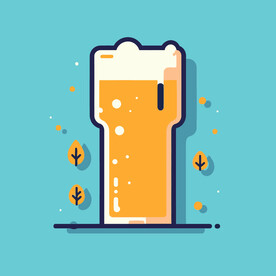 创意啤酒图标设计