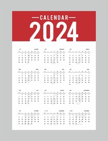 2024日历