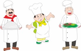 卡通厨师