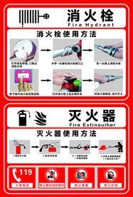 消火栓灭火器使用方法