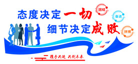 态度决定一切 细节决定成败
