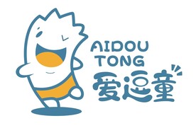 爱逗童儿童服装logo
