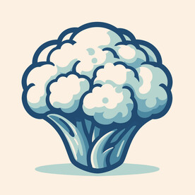 创意花菜图标