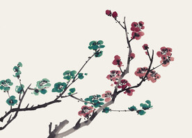 国画花卉梅花