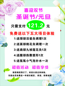 美容双节海报