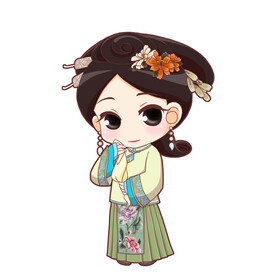 古风Q版人物         