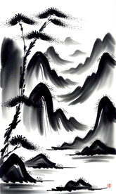 水墨背景