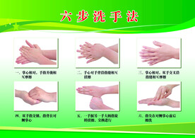 六步洗手法