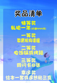 奖品清单