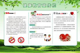 健康教育宣传栏 吸烟 高血压