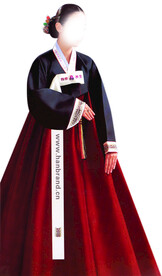         韩服美女人物 