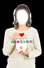         韩服美女人物 