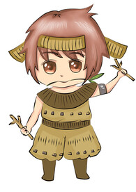           卡通女孩 