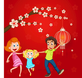 春节家人图片
