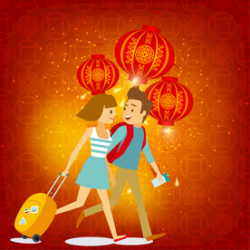 春节家人图片