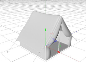 C4D模型 帐篷  