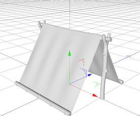 C4D模型 帐篷 