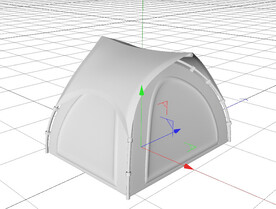 C4D模型 帐篷