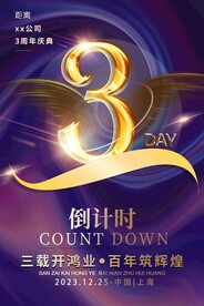 周年庆海报图片模板