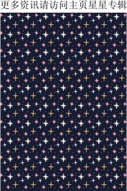 印花 星星花纹