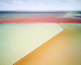 现代彩色自然景观抽象装饰画