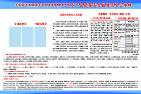 农产品质量安全监督信息栏