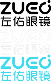 左佑眼镜logo