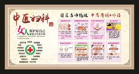 医馆中医妇科宣传栏