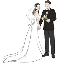 婚礼水牌