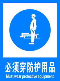 必须穿防护用品