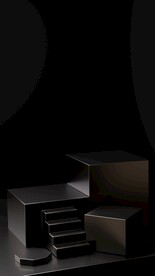 电商黑金暖光舞台