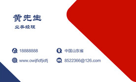 时尚简约名片设计