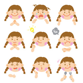 女孩头矢量