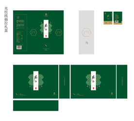 藤茶包装展开图